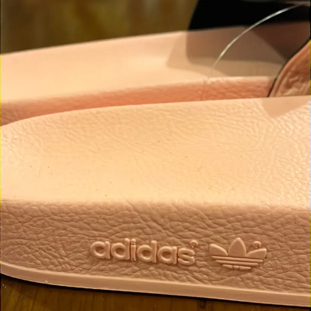 Adidas Adilette Slides Sandals Shoes Hazel Coral flip flops Italy BA7538 Mens 12